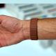 JC Design Silicone Link Band - магнитна силиконова каишка за Apple Watch 38мм, 40мм (кафяв) 2