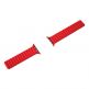 JC Design Silicone Link Band - магнитна силиконова каишка за Apple Watch 42мм, 44мм (червен) 3