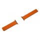 JC Design Silicone Link Band - магнитна силиконова каишка за Apple Watch 38мм, 40мм (оранжев) 2