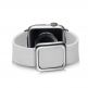 JC Design Modern Buckle Band - силиконова каишка с магнитна закопчалка за Apple Watch 38мм, 40мм (бял) 2