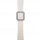 JC Design Modern Buckle Band - силиконова каишка с магнитна закопчалка за Apple Watch 38мм, 40мм (бял) 6
