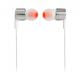 JBL T210 In-Ear headphones - слушалки с микрофон за мобилни устройства (сребрист) 4