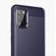 Carbon Flexible TPU Case  - тънък силиконов (TPU) калъф за Samsung Galaxy A02s (син) 2