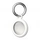 Urban Armor Gear AirTag Dot Keychain 4 Pack - комплект от 4 броя силиконови ключодържателя за Apple AirTag (бял-черен) 3