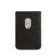 Karl Lagerfeld Saffiano Magnetic Wallet Choupette Head - кожен портфейл (джоб) за прикрепяне към iPhone с MagSafe (черен) 1