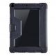 Tactical Riot Shield Case - удароустойчив калъф от изкуствена кожа и поставка за iPad 8 (2020), iPad 7 (2019) (черен) 1