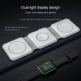 Sdesign 3-in-1 MagSafe Wireless Charger - тройна поставка (пад) за безжично зареждане на iPhone с Magsafe, Apple Watch и Qi съвместими устройства (бял) 4