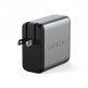 Satechi 100W USB-C PD GaN Charger - захранване за ел. мрежа с USB-C PD изход и с технология за бързо зареждане (сив) 1