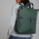 Knomo Reykjavik Laptop Tote Backpack 15 - луксозна дамска раница от естествена кожа (зелен) 7
