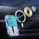 Choetech Magsafe Wireless Charger Car Kit Mount 15W with Car Charger - поставка за радиатора на кола с безжично зареждане и зарядно за кола за iPhone с Magsafe (черен) 4