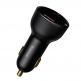 Baseus Superme Digital Display Dual Quick Car Charger 100W (TZCCZX-01) - зарядно за кола с USB-A и USB-C изходи с технология за бързо зареждане и USB-C към USB-C кабел (черен) 3