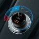 Baseus Superme Digital Display Dual Quick Car Charger 100W (TZCCZX-01) - зарядно за кола с USB-A и USB-C изходи с технология за бързо зареждане и USB-C към USB-C кабел (черен) 10