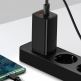 Baseus GaN 2 Lite Charger 65W (CCGAN2L-E02) - захранване за ел. мрежа за лаптопи, смартфони и таблети с 2xUSB-C изхода и с технология за бързо зареждане (бял) 14