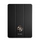 Guess Saffiano Folio Cover - дизайнерски кожен кейс и поставка за iPad Pro 12.9 M1 (2021) (черен) 1