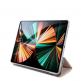 Guess 4G Folio Cover - дизайнерски кожен кейс и поставка за iPad Pro 12.9 M1 (2021) (розов) 2