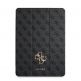 Guess 4G Folio Cover - дизайнерски кожен кейс и поставка за iPad Pro 12.9 M1 (2021) (сив) 1