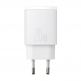 Baseus Compact USB & USB-C QC 3.0 Wall Charger 20W (CCXJ-B02) - захранване за ел. мрежа с USB и USB-C изходи и технология за бързо зареждане (бял) 1