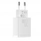Baseus Compact USB & USB-C QC 3.0 Wall Charger 20W (CCXJ-B02) - захранване за ел. мрежа с USB и USB-C изходи и технология за бързо зареждане (бял) 2