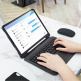 Dux Ducis Wireless Touchpad Keyboard Case - полиуретанов калъф, клавиатура, тракпад и поставка за iPad Pro 11 M1 (2021), iPad Pro 11 (2020), iPad Pro 11 (2018), iPad Air 4 (2020) (черен) 5