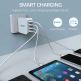 TeckNet U10333 USB Power Adapter - захранване за ел. мрежа с 4xUSB-A изхода (бял) 5