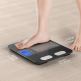 TechRise Smart Body Fat Scale - безжичен кантар за измерване на тегло, телесна маса, мазнини и др. (черен) 4