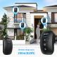TeckNet HWD01162BU02 Wireless Plug-in Digital Doorbell - комплект 2 броя иновативни безжични звънци и предавател за входна врата (черен) 4