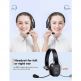TeckNet Bluetooth On-Ear Noise Cancelling Headset - безжична блутут слушалка с управление на звука и микрофон за мобилни устройства (черен) 2