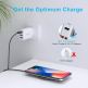 TeckNet EWC01032BA01 Wireless Charger 2 Pack - комплект от 2 броя поставки (пад) за безжично зареждане с технология за бързо зареждане (10W) за Qi съвместими устройства (черен) 4