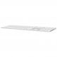 Apple Magic Wireless Keyboard with Touch ID and Numeric Keypad BG - безжична клавиатура за Mac компютри с M1 процесор (сребрист-бял) (модел 2021) 3