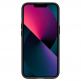 Spigen Thin Fit Case - качествен тънък матиран кейс за iPhone 13 (черен) 2