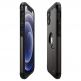 Spigen Tough Armor Case - хибриден кейс с най-висока степен на защита за iPhone 12 mini (тъмносив) 5