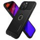 Spigen Rugged Armor Case - силиконов (TPU) калъф с висока степен на защита за iPhone 13 Pro Max (черен) 5