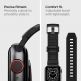 Spigen Rugged Band - хибридна каишка (полимер+карбон) за Apple Watch 45мм, 44мм и 42мм (черен) 10