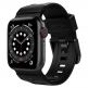 Spigen Rugged Band - хибридна каишка (полимер+карбон) за Apple Watch 41мм, 40мм и 38мм (черен) 5