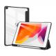 DUX DUCIS Toby Tablet Case - хибриден удароустойчив кейс с отделение за Apple Pencil за iPad 9 (2021), iPad 8 (2020), iPad 7 (2019) (черен) 4