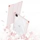 DUX DUCIS Toby Tablet Case - хибриден удароустойчив кейс с отделение за Apple Pencil 2 за iPad Air 5 (2022), iPad Air 4 (2020) (розов) 10