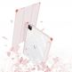 DUX DUCIS Toby Tablet Case - удароустойчив хибриден кейс с отделение за Apple Pencil 2 за iPad Pro 12.9 M1 (2021) (розов) 9
