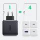Ugreen GaN Fast Wall Charger PPS 100W - захранване за ел. мрежа за лаптопи, смартфони и таблети с USB и 3xUSB-C изходи с технология за бързо зареждане (черен) 9