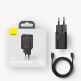 Baseus Super Si USB-C PD Wall Charger 20W (TZCCSUP-B01) - захранване за ел. мрежа с USB-C изход с технология за бързо зареждане и USB-C към Lightning кабел (черен) 13