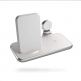 Zens Aluminium 4in1 Wireless Charger ZEDC15W/00 20W - тройна станция за безжично зареждане на Qi съвместими устройства, Apple Watch и допълнителен USB порт (бял) 2