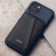 Moshi SnapTo Magnetic Slim Wallet - кожен портфейл (джоб) за прикрепяне към Moshi кейсове и калъфи със SnapTo технология за закрепяне (черен) 2