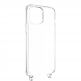 SwitchEasy Play Lanyard Ocean Case - хибриден удароустойчив кейс с връзка за носене за iPhone 13 Pro Max (прозрачен)  3