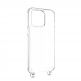 SwitchEasy Play Lanyard Ocean Case - хибриден удароустойчив кейс с връзка за носене за iPhone 13 Pro (прозрачен)  3