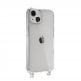 SwitchEasy Play Lanyard Elegant Case - хибриден удароустойчив кейс с връзка за носене за iPhone 13 (прозрачен)  1