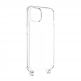 SwitchEasy Play Lanyard Elegant Case - хибриден удароустойчив кейс с връзка за носене за iPhone 13 (прозрачен)  3