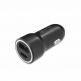 Prio Fast Charge Car Charger 20W PD (USB-C) + QC 3.0 (USB-A) - зарядно за кола с USB-A и USB-C изходи с технология за бързо зареждане (черен) 4
