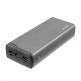 4smarts Powerbank VoltHub Pro 26800mAh 22.5W Quick Charge - външна батерия с USB-C и USB изходи за зареждане на мобилни устройства (тъмносив) 5