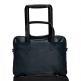 Knomo Hanover Slim Leather Laptop Briefcase 14 - луксозна чанта за MacBook и преносими компютри до 14 инча (тъмносин) 9