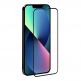 Eiger Mountian Glass Screen Protector 3D - калено стъклено защитно покритие за дисплея на iPhone 13, iPhone 13 Pro (черен-прозрачен) 3