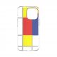 SwitchEasy Artist Mondrian Case - дизайнерски хибриден удароустойчив кейс за iPhone 13 Pro Max (прозрачен)  4